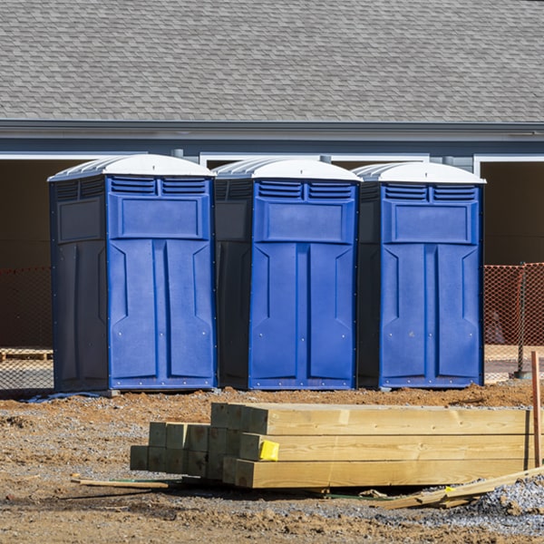 how often are the portable toilets cleaned and serviced during a rental period in Homeacre-Lyndora Pennsylvania